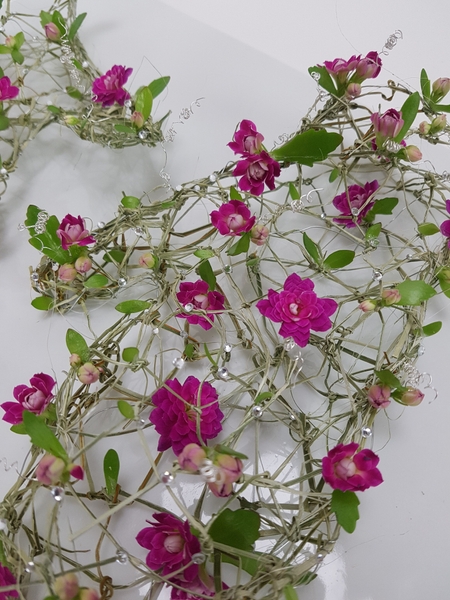 Grab your party mittens, flower buds floral art design Grab your party mittens, flower buds floral art design