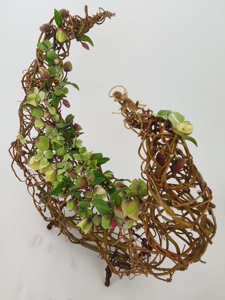 Woven willow armature Woven willow armature