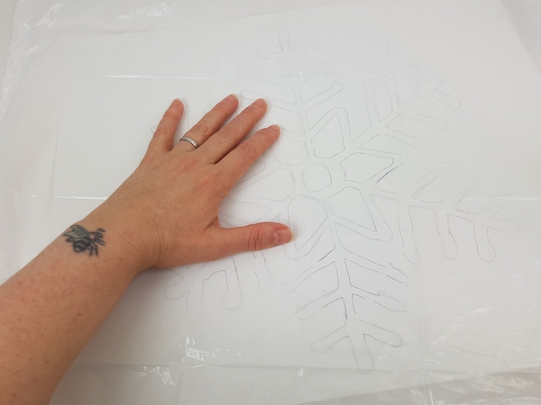 Cover the cardboard with plastic Cover the cardboard with plastic
