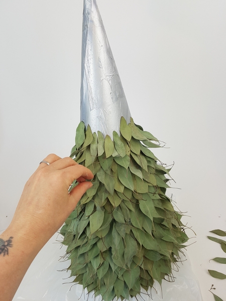 Cover the cone shape Cover the cone shape