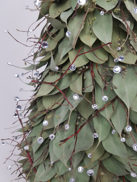 Eucalyptus leaf Christmas tree