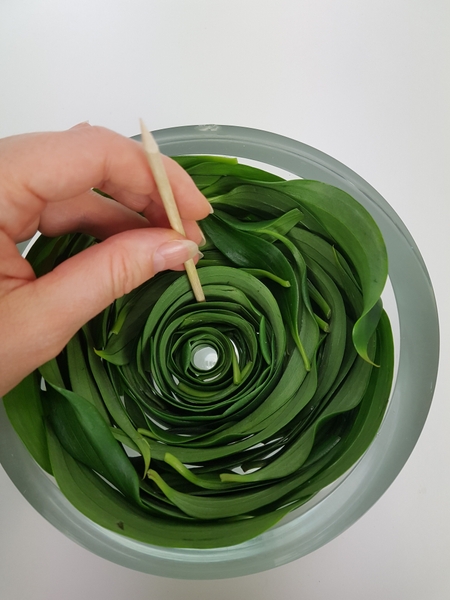 Lift some of the stems out with a bamboo skewer Lift some of the stems out with a bamboo skewer