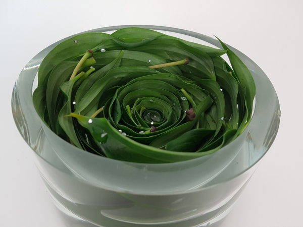 Spiral flower arrangement Spiral flower arrangement