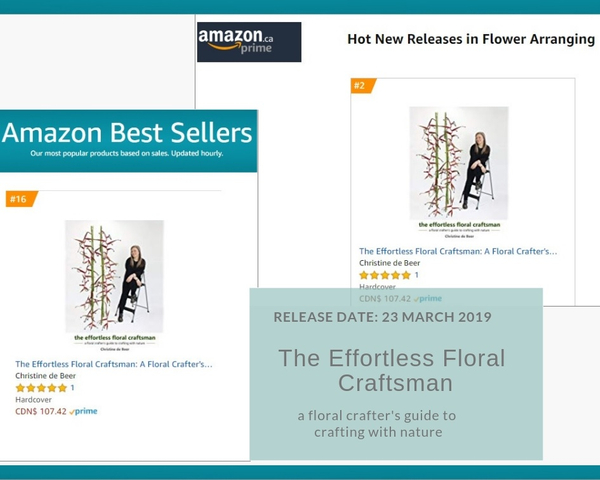 The effortless floral craftsman book release ratings on Amazon