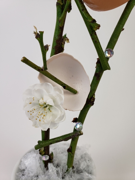 Blossom and eggshell floral design Blossom and eggshell floral design