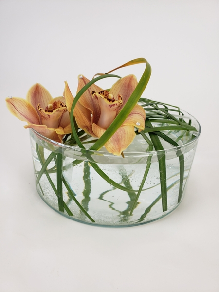 Keep your flowers in place in a flower arrangement Keep your flowers in place in a flower arrangement