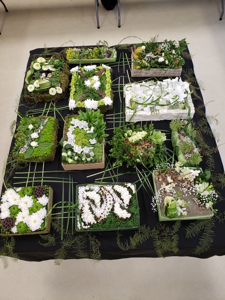 Floral carpet flower arranging design Floral carpet flower arranging design