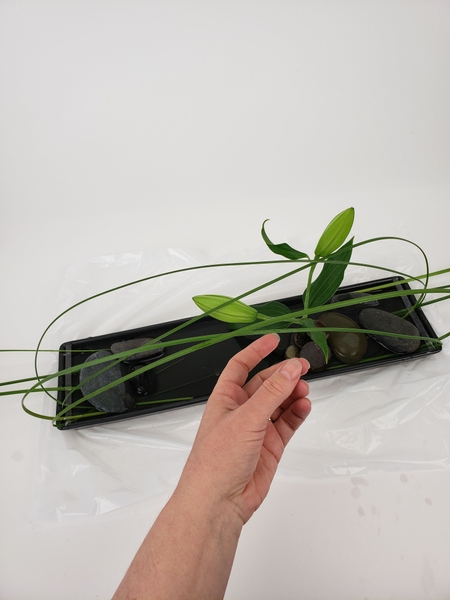 Fold over the next set of grass Fold over the next set of grass