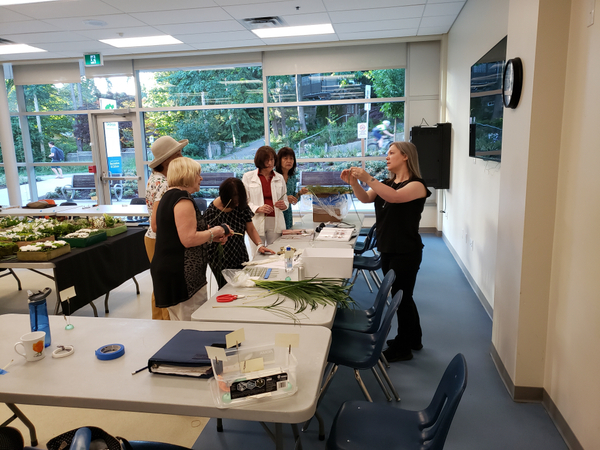 Learning how to design with flowers in Vancouver