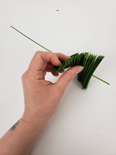 And start to gently twist the bundle And start to gently twist the bundle