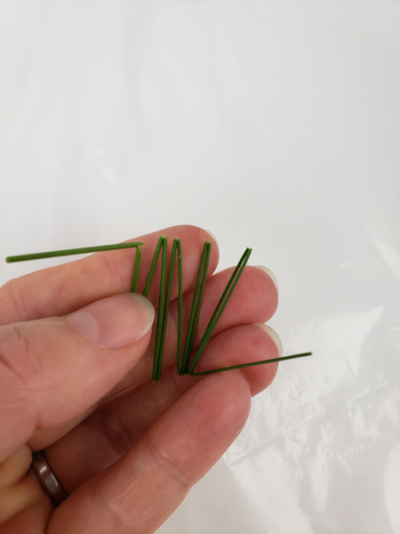 Fold smaller grass jitters