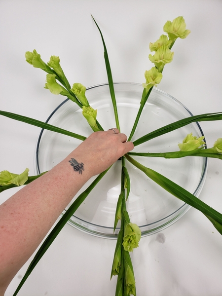 These stems give the design strength so that the foliage stays at an angle when placed in between These stems give the design strength so that the foliage stays at an angle when placed in between