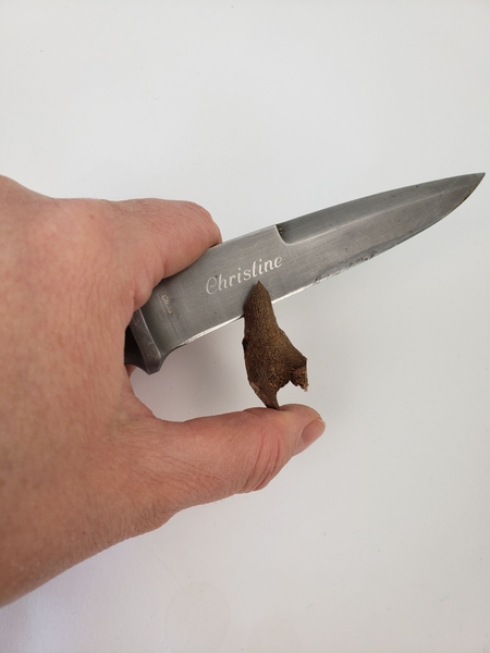 Cut a v shape out of the skull to craft a mouth Cut a v shape out of the skull to craft a mouth