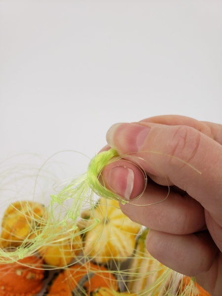 Knot all the lines together Knot all the lines together