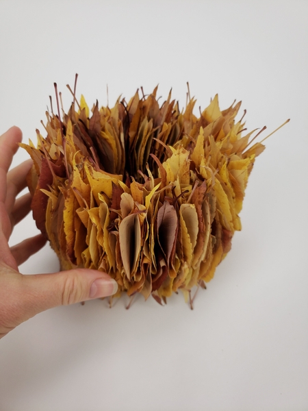 You now have a pretty fall leaf tube to design with You now have a pretty fall leaf tube to design with