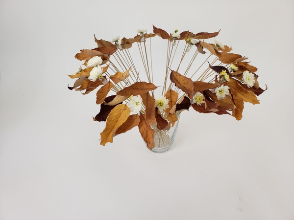 Contemporary floral design using for fall Contemporary floral design using for fall