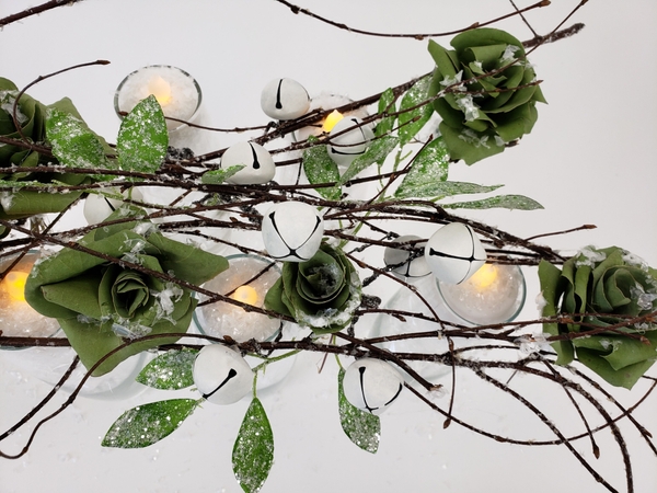 Eucalyptus fragranced winter floral design