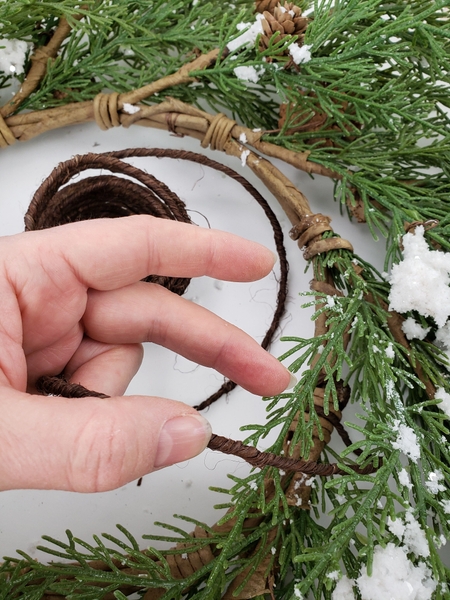 If possible re-wire the wreaths If possible re-wire the wreaths