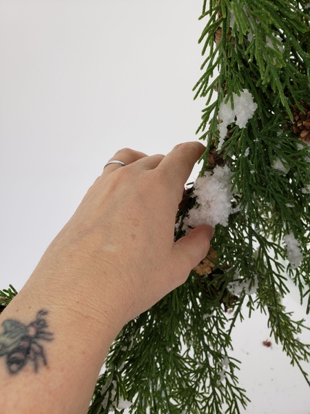 Lastly I added more snow to create an illusion. Lastly I added more snow to create an illusion.
