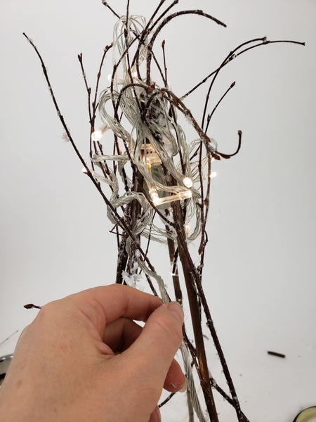 And the wire through the twigs And the wire through the twigs