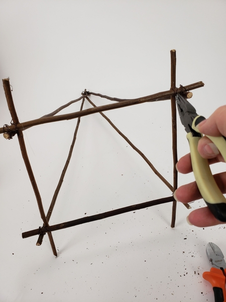Wire the armature to secure Wire the armature to secure
