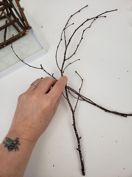 For my design I added more delicate branches to the front For my design I added more delicate branches to the front