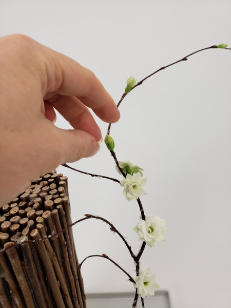 Glue in the Kalanchoe flowers Glue in the Kalanchoe flowers