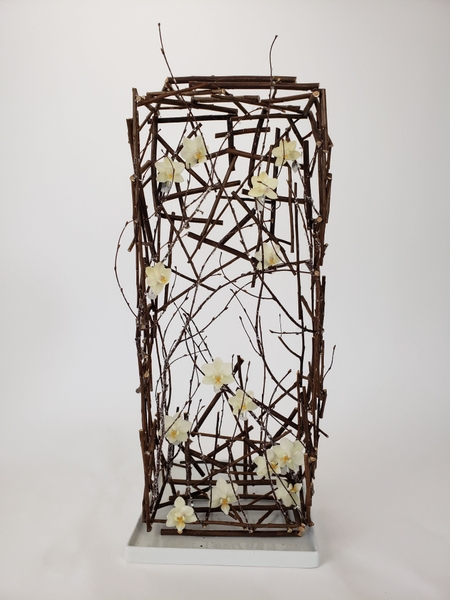 The Upside of being Inside flower arrangement by Christine de Beer The Upside of being Inside flower arrangement by Christine de Beer