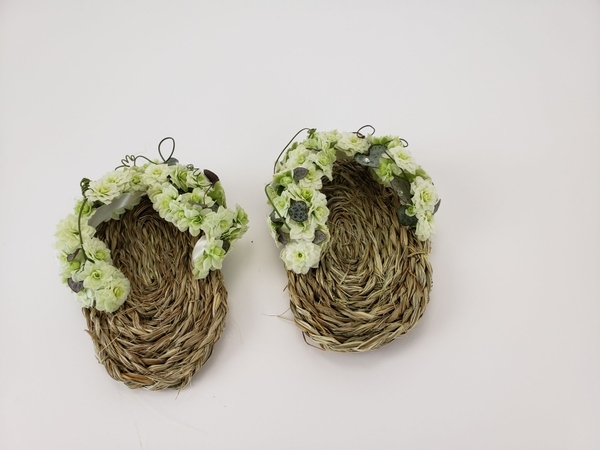 Coiled slip on sandals Coiled slip on sandals