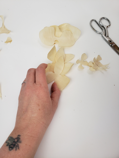 I am making three orchids for my design