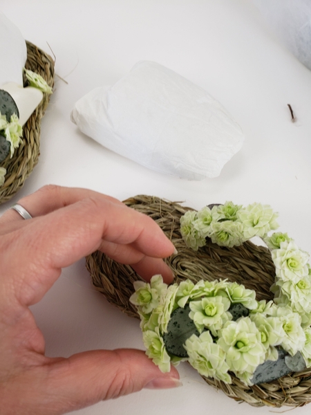 Remove the tissue paper to finish the sides Remove the tissue paper to finish the sides