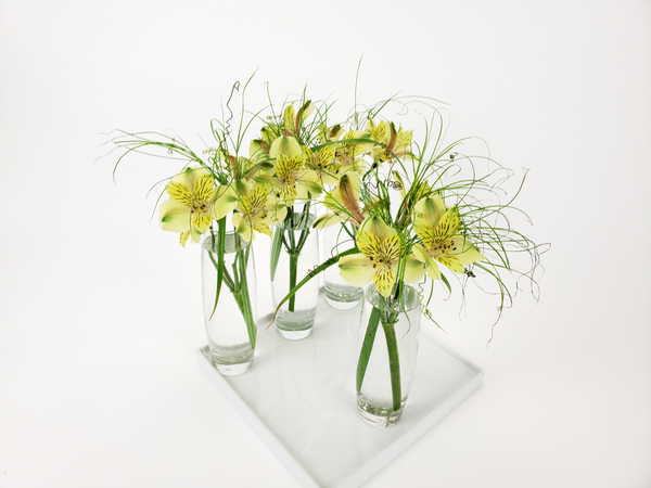 Styling flowers in a soft minimal way like a professional designer