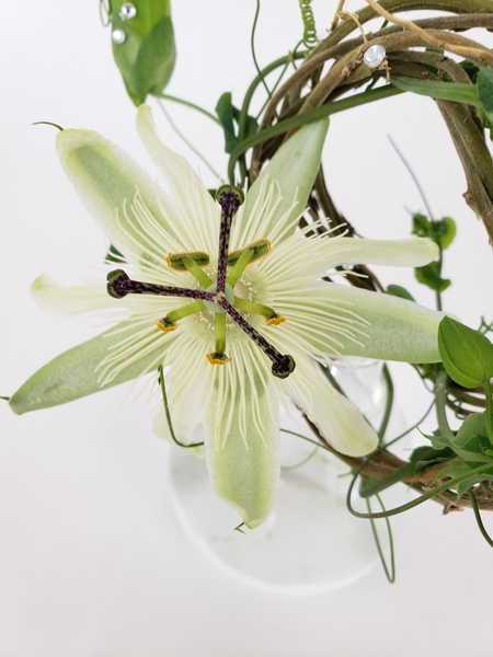 How to arrange passion fruit flowers in a design How to arrange passion fruit flowers in a design