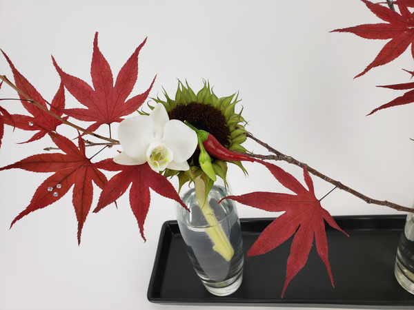 Floral styling for interior spaces in Fall