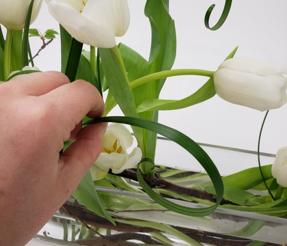 A Spring Sprout Wreath Flower Frog A Spring Sprout Wreath Flower Frog